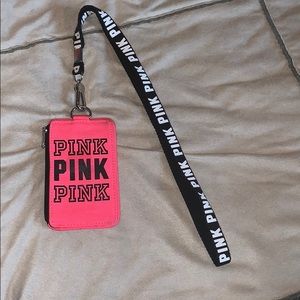 PINK wallet necklace